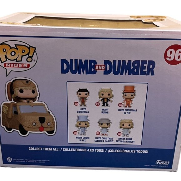 Funko POP Dumb And Dumber “Harry Dunne In Mutts Cutts Van” Misb 10” X 7” Box #96 - Picture 3 of 3